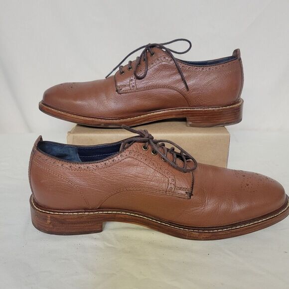 Cole Haan Size 8.5 Grand.OS Men’s Brown Leather Oxford Dress Shoes C25811 U J17 main image 5